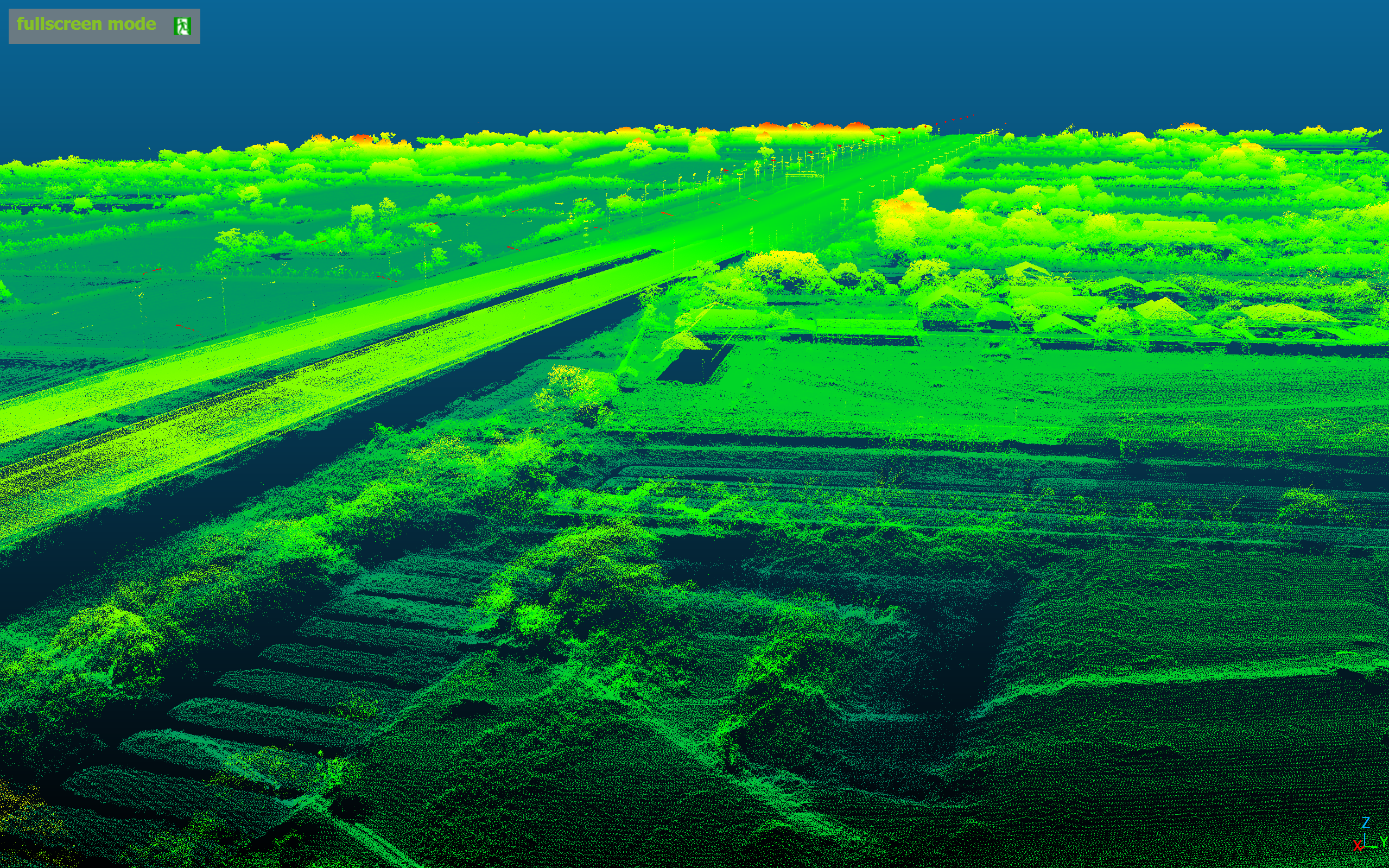 LiDAR + RGB Corridor Mapping